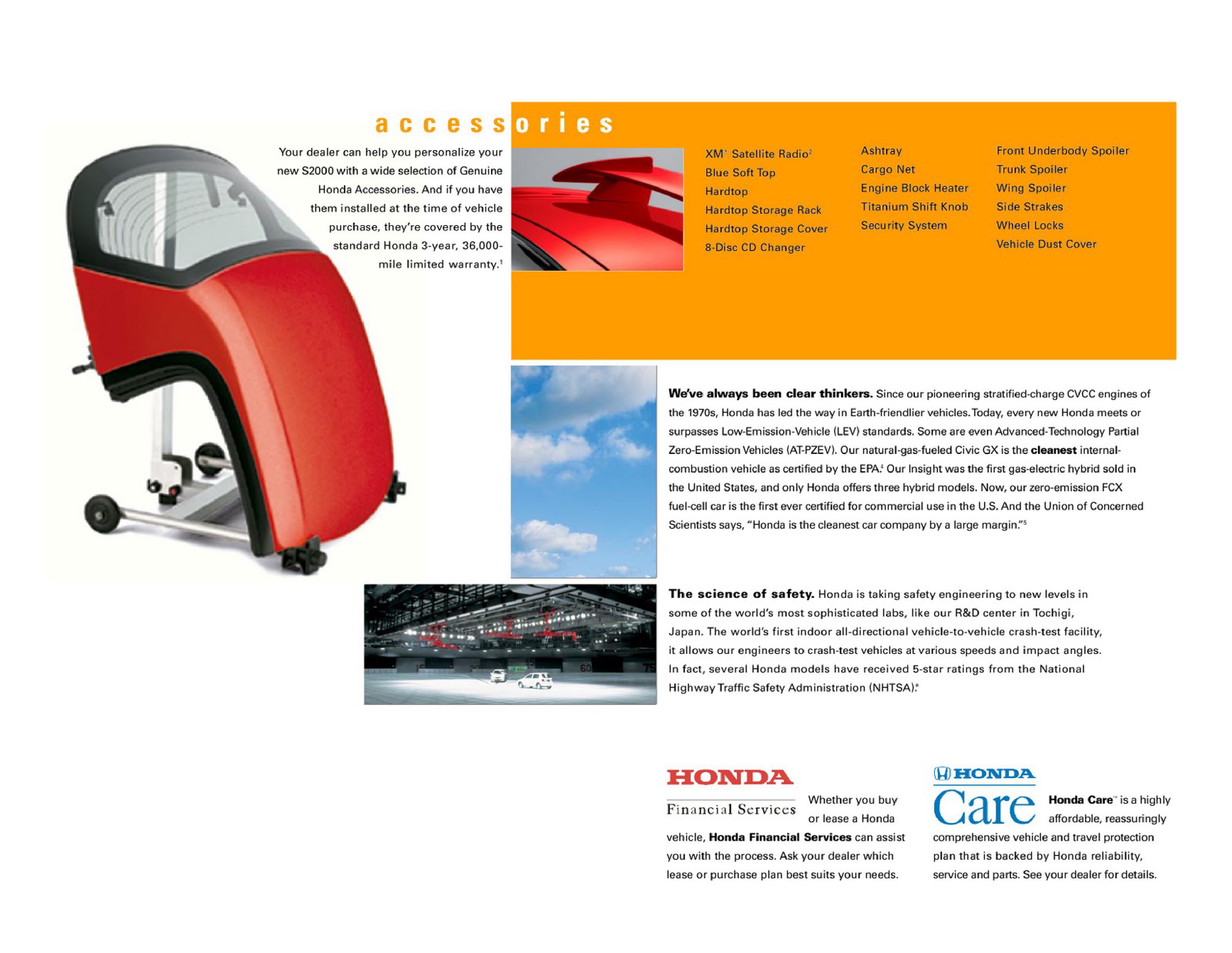 2006 Honda S2000 Brochure Page 6